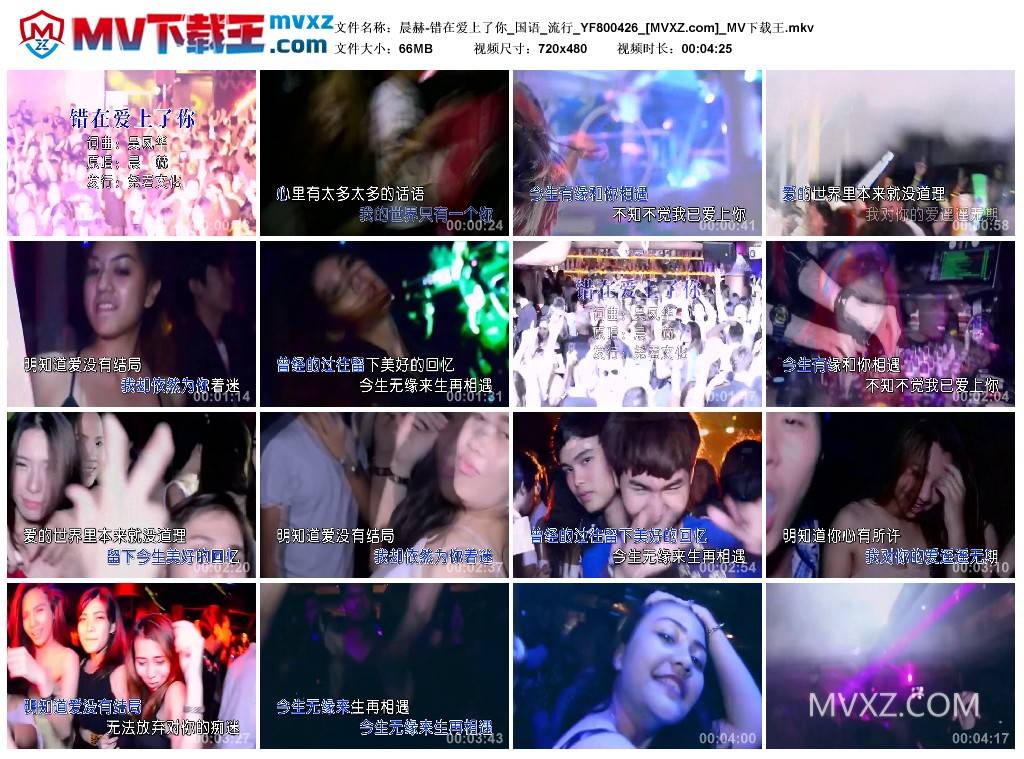 晨赫-错在爱上了你_国语_流行_YF800426
